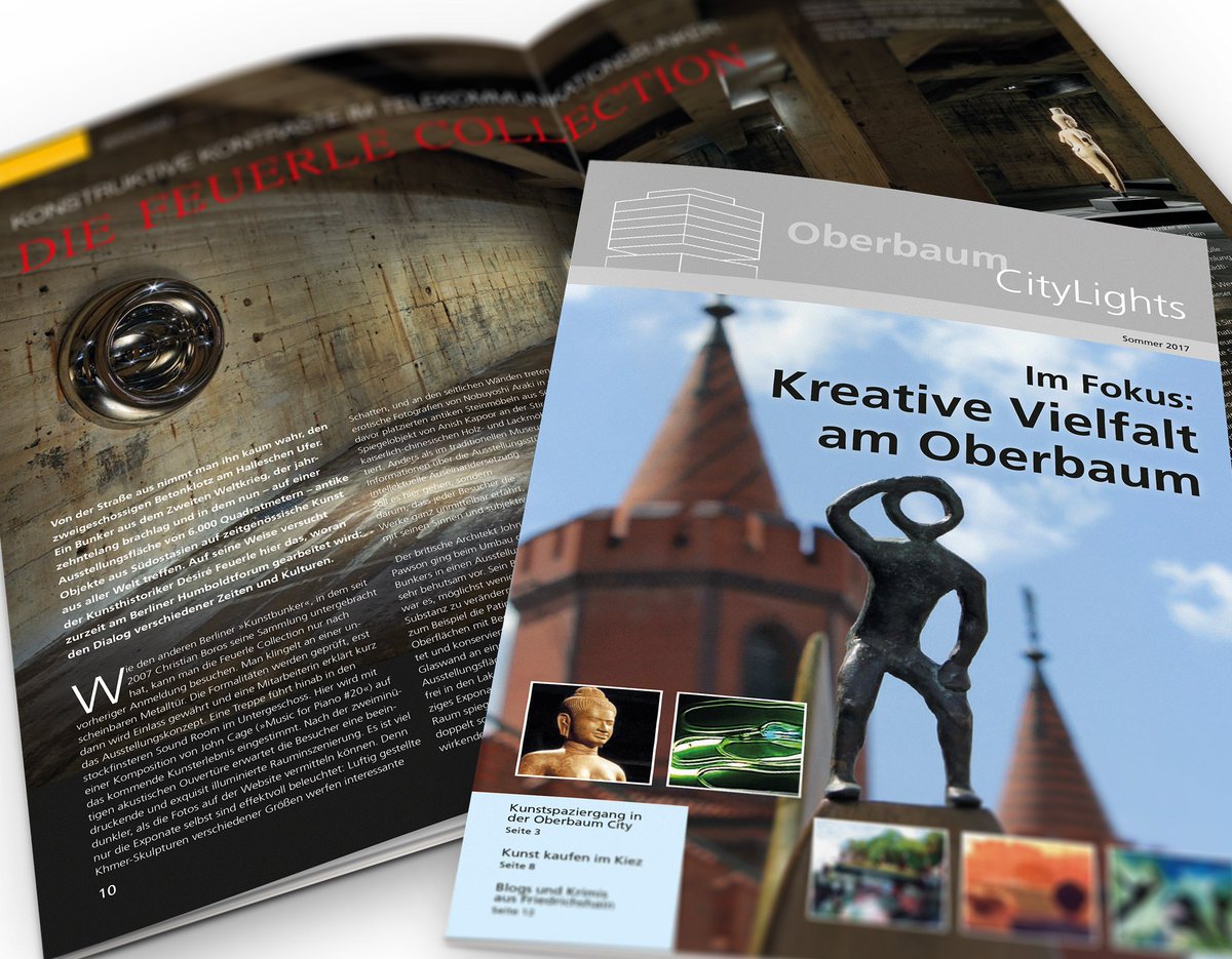united_de's tweet photo. Die neue Oberbaum CityLights ist da, auch online unter: https://t.co/3e3NlDchb8. Thema der Ausgabe: Kunst ist überall mit Blick auf den Kiez https://t.co/52d4CZ72D6