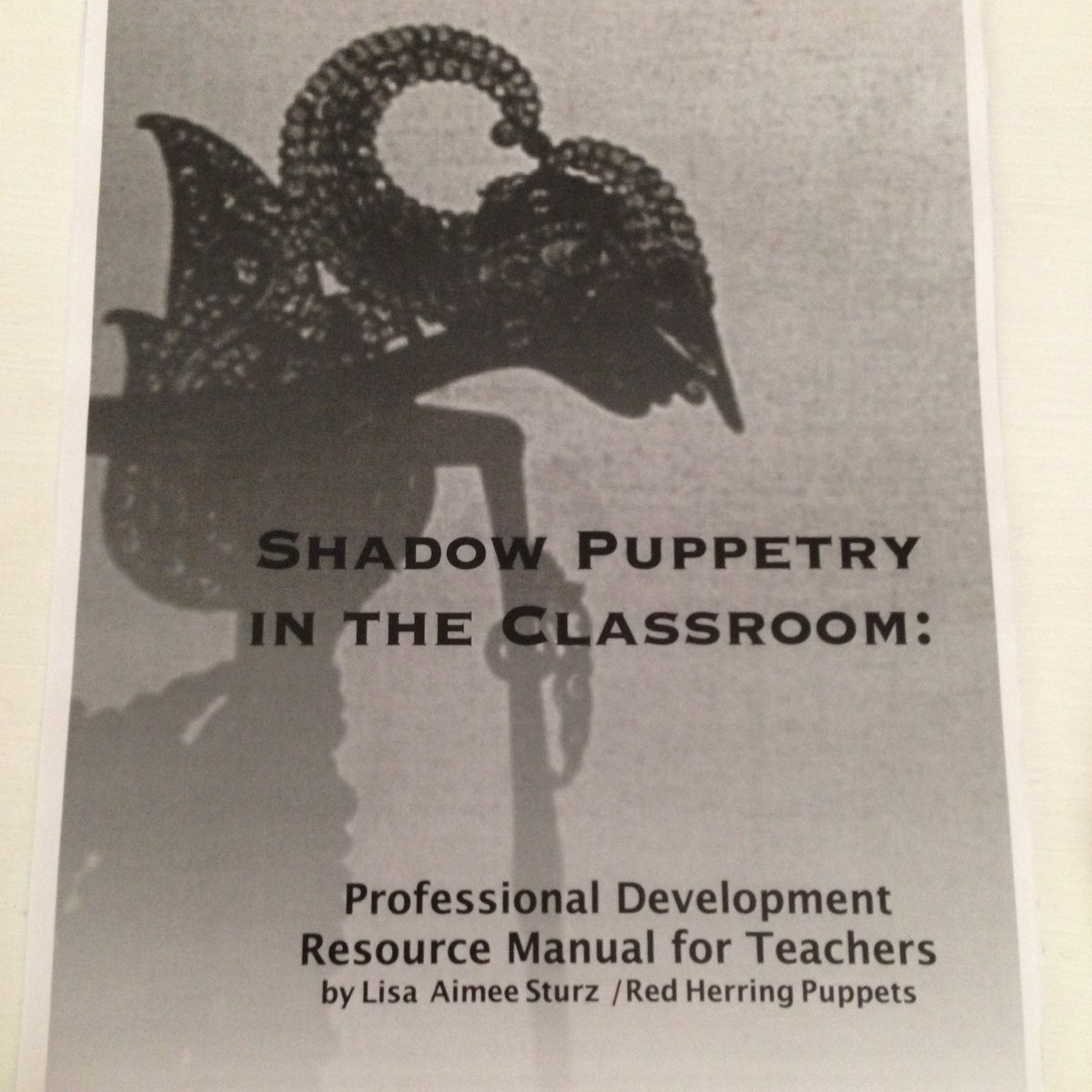 SuspendedBT's tweet photo. Wednesday's shadow puppetry in the classroom workshop w/ the lovely Lisa Sturz &amp; her whole hole-punch collection❣️#nationalpuppetryfestival https://t.co/d90VxZxbk4