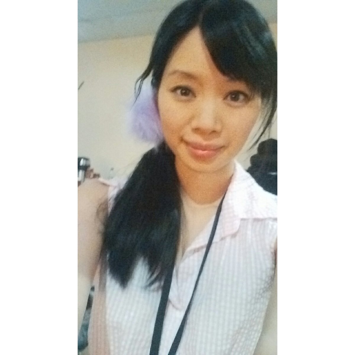 christinedlan's tweet photo. On set for Appiness as Karen Ho 😍 https://t.co/BoXZOQdcmf