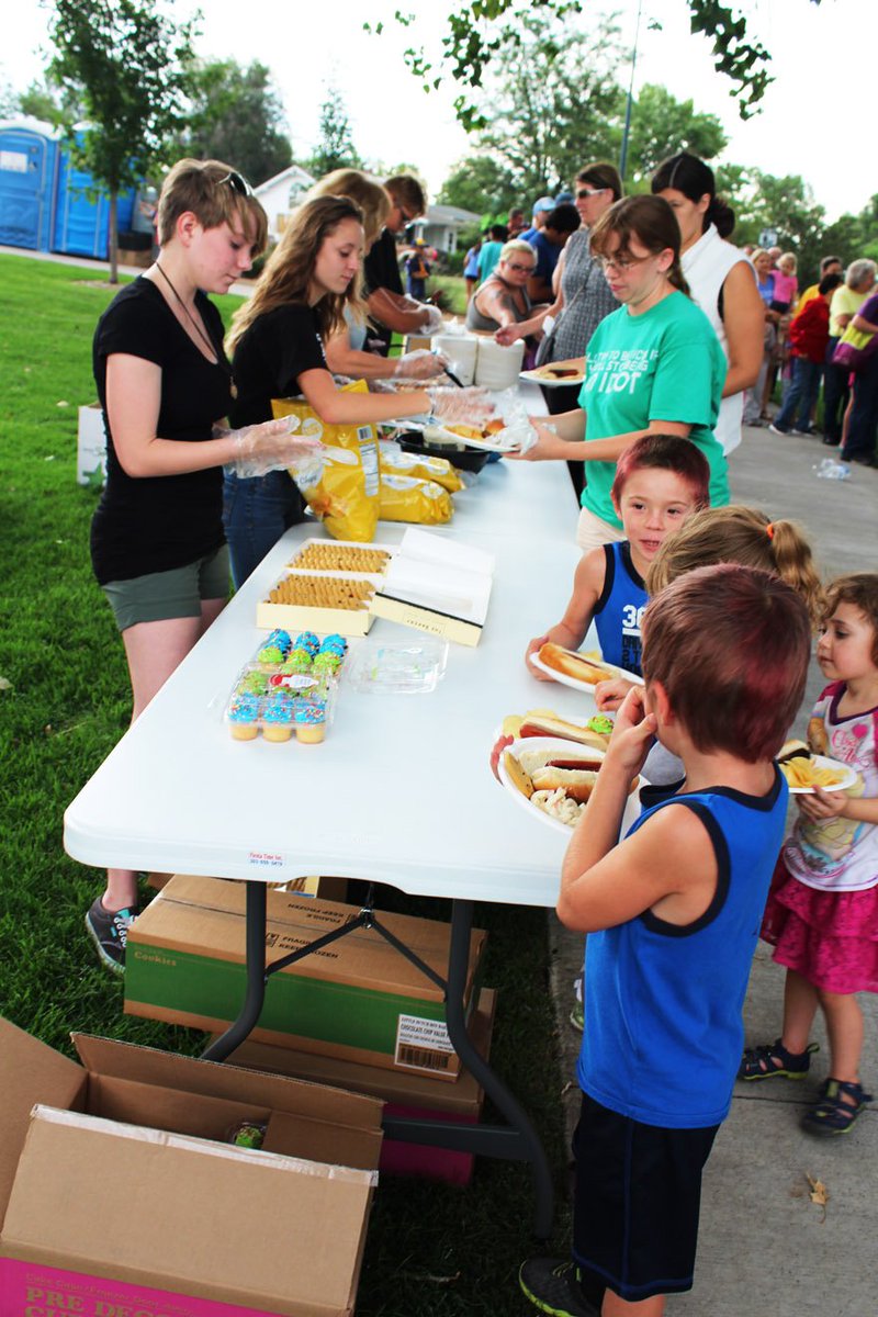 Brighton served dinner Thursday to hundreds at city Barbecue; also music, games, booths. Mayor announced new city manager. Read Daily Post.