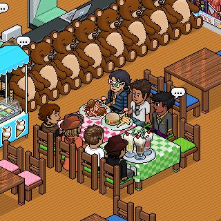 Eten met de staffsquad