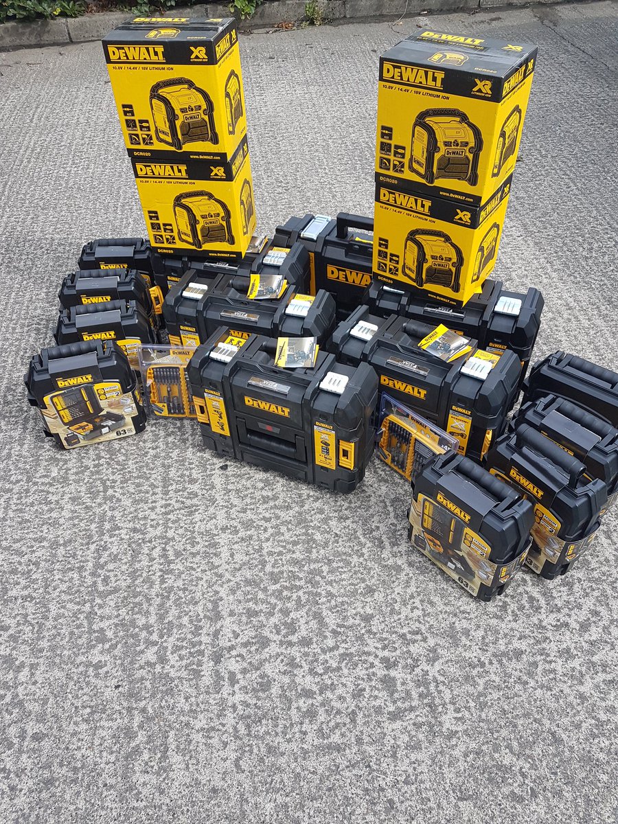 realwolfireland's tweet photo. #Dewalt tools going out to loyal #WOLF Installers as part of our boiler promotion! Thank you for your continued support! #boiler #promotion https://t.co/m1zpO7fB6n