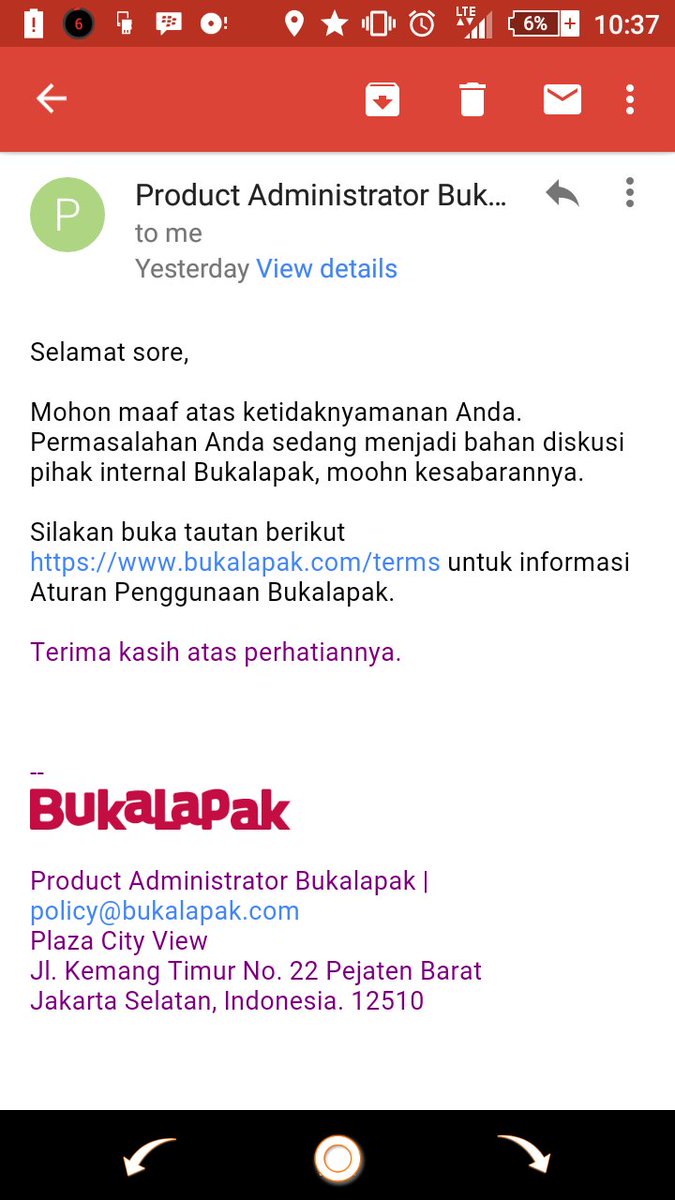 _kingzman_'s tweet photo. @Bukalapak_Care berapa lama saya harus menunggu? Apakah masalahnya sangat sulit? https://t.co/sf9iJJYiuY