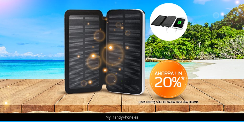 MyTrendyPhoneES's tweet photo. Haga del sol su aliado con este cargador de batería solar con 20% de descuento.
https://t.co/wcvXMWkmka https://t.co/NEaYBcww4s
