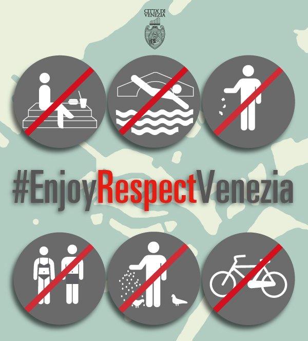 #EnjoyRespectVenezia | <a href="/veneziaunica/">Venezia Unica</a> @DetourismVenice <a href="/plmr543/">Paola Mar</a> <a href="/muoversivenezia/">AVM/Actv Venezia</a> <a href="/visitmuve_it/">MUSEI DI VENEZIA</a> <a href="/TurismoVeneto/">Visit Veneto</a> <a href="/GruppoVeritas/">Gruppo Veritas</a>