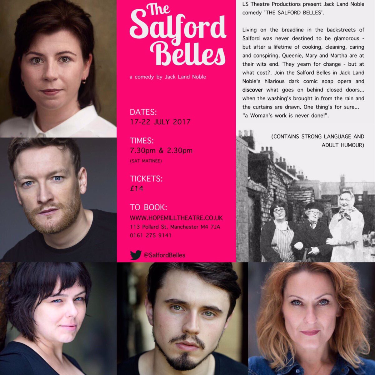 SalfordBelles's tweet photo. #followfriday our cast &amp; see what they are up to next @AlisonCarlin1 @sarahemaher @SophieEllicott @sebshawbarnsley @MrJoshLewindon #ActorsFF https://t.co/8WJVSy65f2