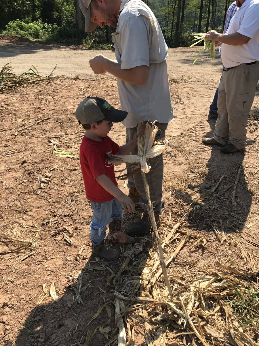 vanpelt_k's tweet photo. The next generation @3BrosFarms @JDMAN_77 learning from dad how to determine irrigation termination on corn https://t.co/wilCpgEP0k