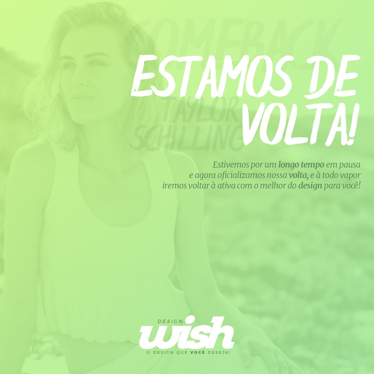 designwishbr's tweet photo. Voltamos!! Alguém ai estava com saudade? Estamos de volta depois desse longo hiatus, sigam e ativem as notificações. https://t.co/CA413oanFt