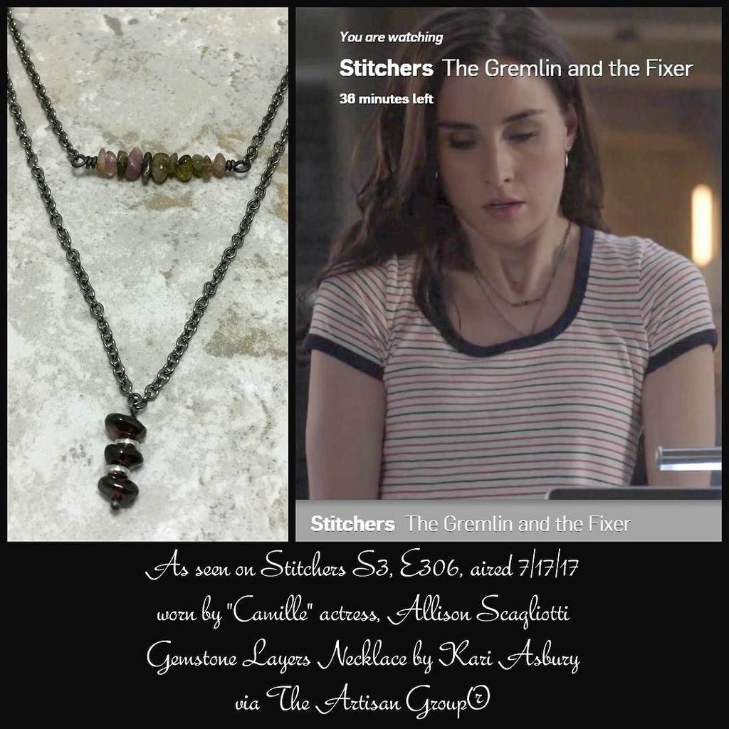kariasburyjewel's tweet image. Thank you @TheArtisanGroup for another great opportunity! So excited my #gemstone #necklace set was spotted on last nights episode of #Stit…