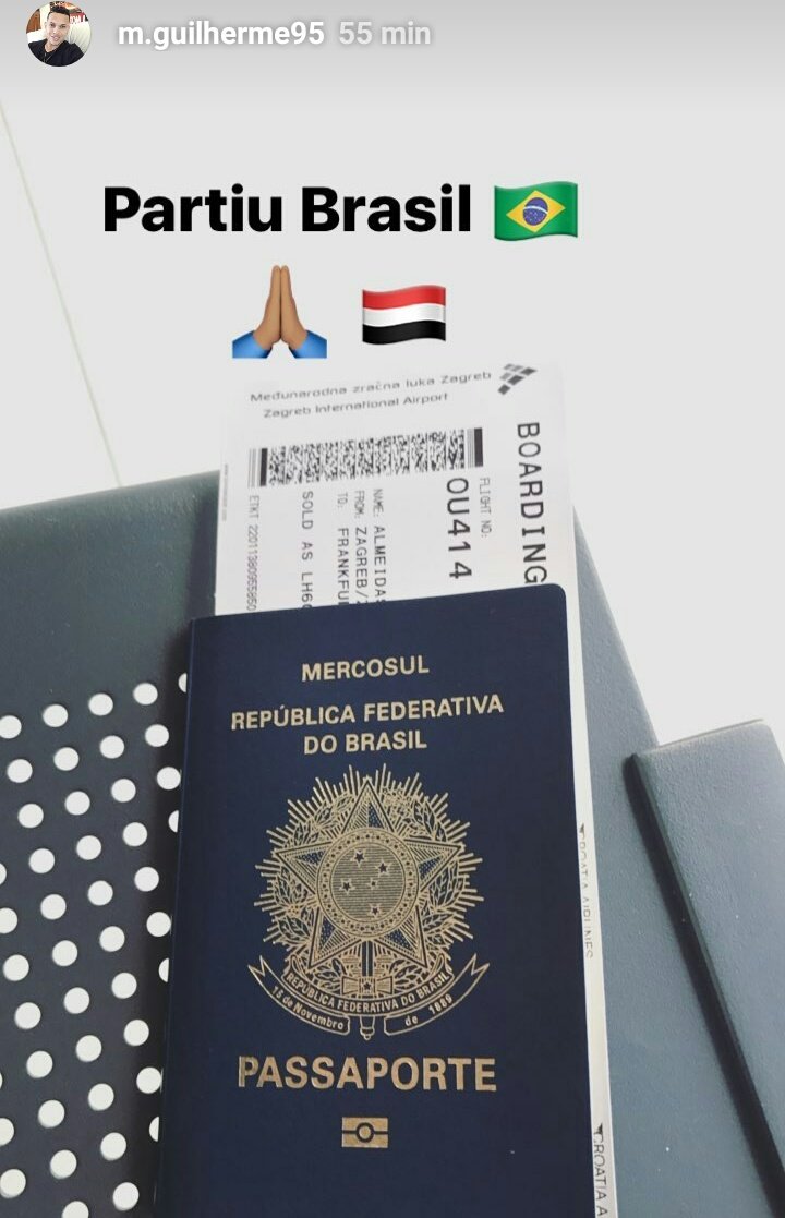 Marcos Guilherme a caminho do Brasil/Tricolor/Morumbi 🔴⚪⚫
