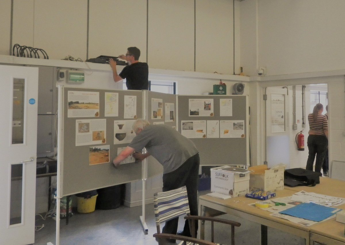 SuffolkArchCIC's tweet photo. We're really excited to be able to share a bit of what we do with you all- do drop in and visit us this Saturday! @archaeologyuk #WOD2 https://t.co/zRk9usV91E