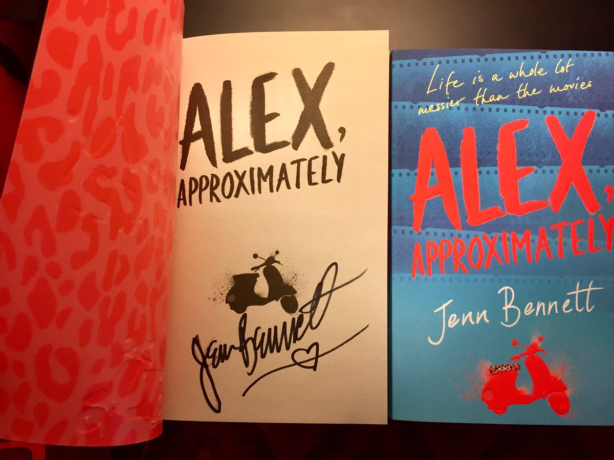 Jenn_Benn's tweet photo. #GIVEAWAY! Tweet yr fav movie w/hashtag #filmfave for chance to win signed leopard-print UK ed. of my YA #AlexApproximately. Intl Ends 5-AUG https://t.co/75ArQE9MF8