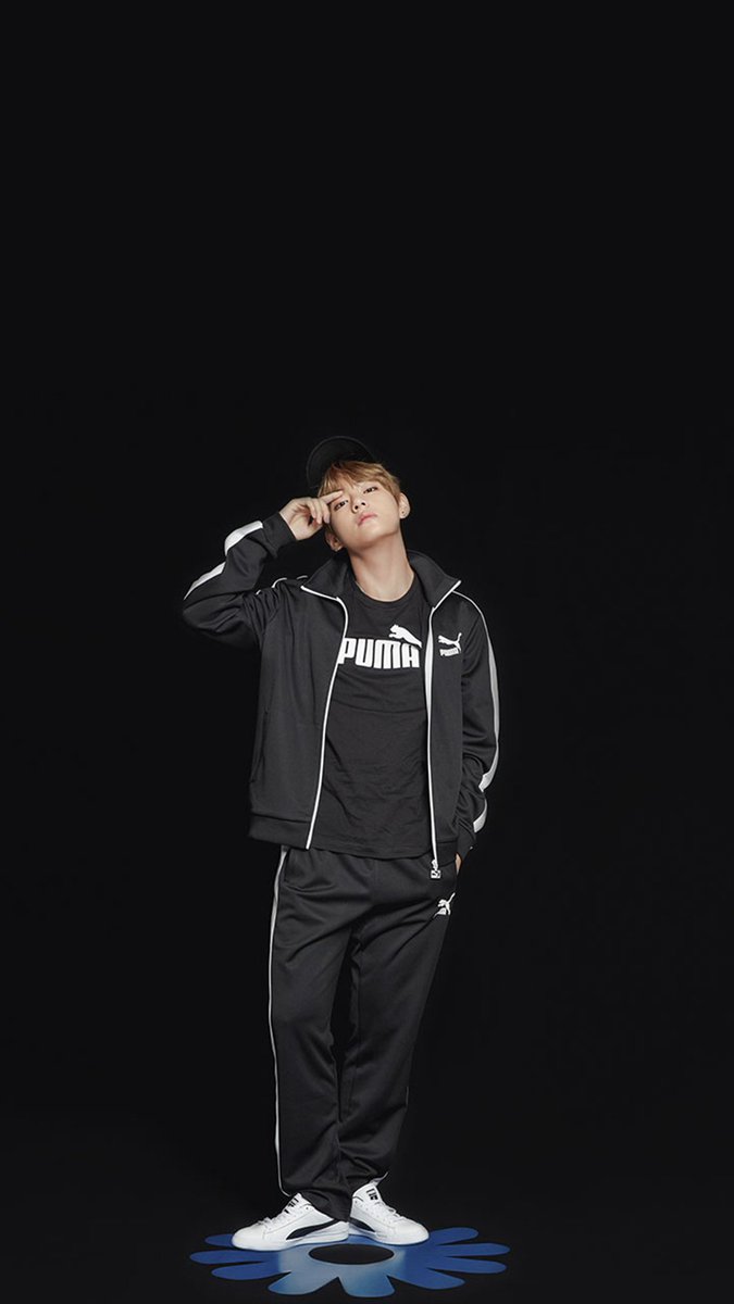 Bulu Btswallpaper Btsロック画面 Original From Puma Btsxpuma Suga Jimin V Jk 슈가 뷔 지민 정국