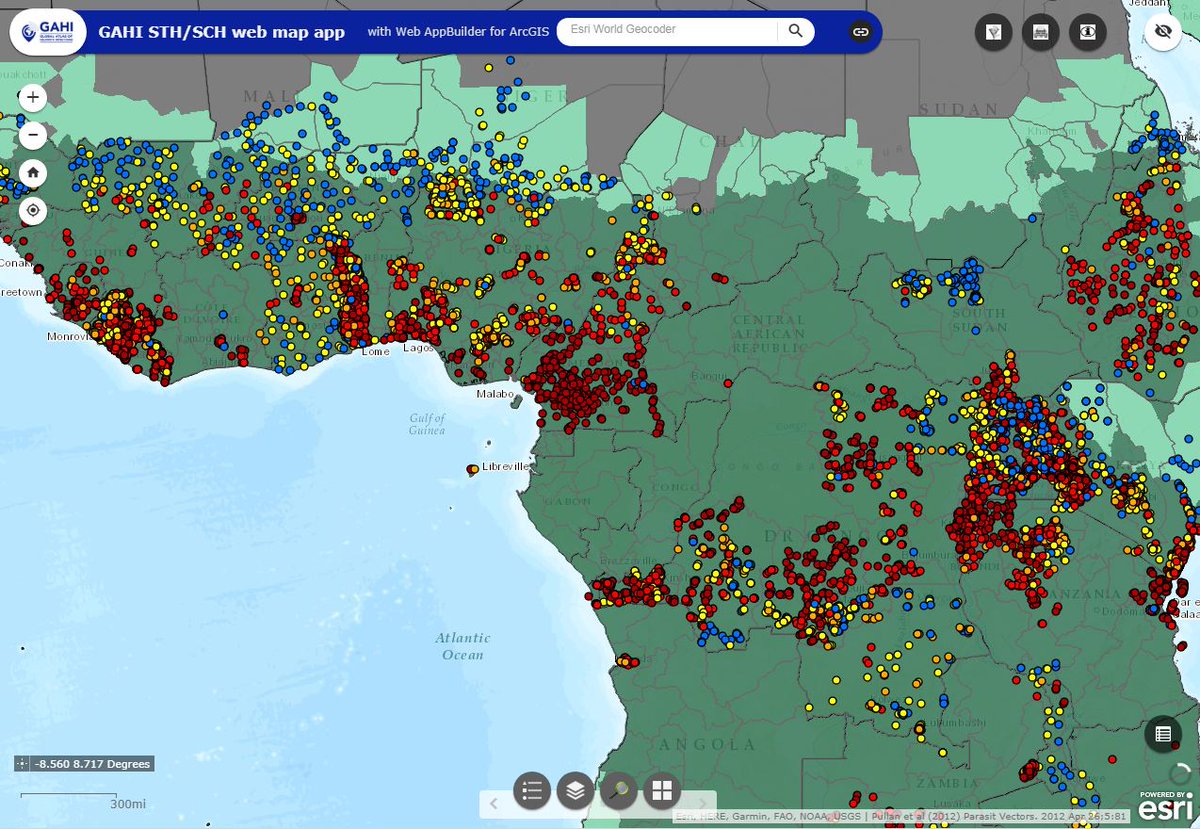 ThisWormyWorld's tweet photo. Create your own STH/schisto prevalence #maps using our interactive web map app https://t.co/j5GgkYKGog #fridaymap #ntds https://t.co/ob6J3DoEVc