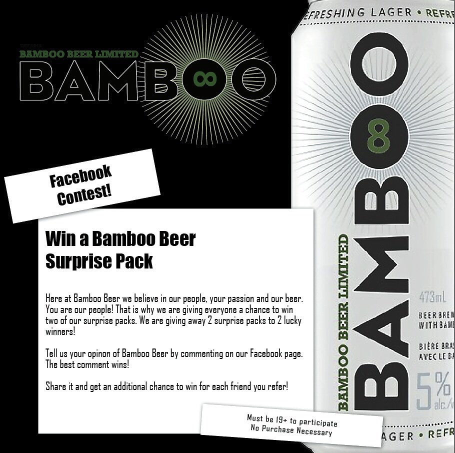 MyKawayan's tweet photo. #contest #playtowin #beertasting #beercontest #bamboobeer #nobloating #noaftertaste #beerwithbenefits 🍻 https://t.co/xnjzk4KBoE