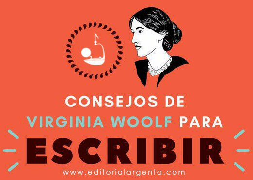 ArgentaEd's tweet photo. Consejos de Virginia Woolf para ESCRIBIR! 
https://t.co/klOfBvSiWi https://t.co/nFxKkeWHof