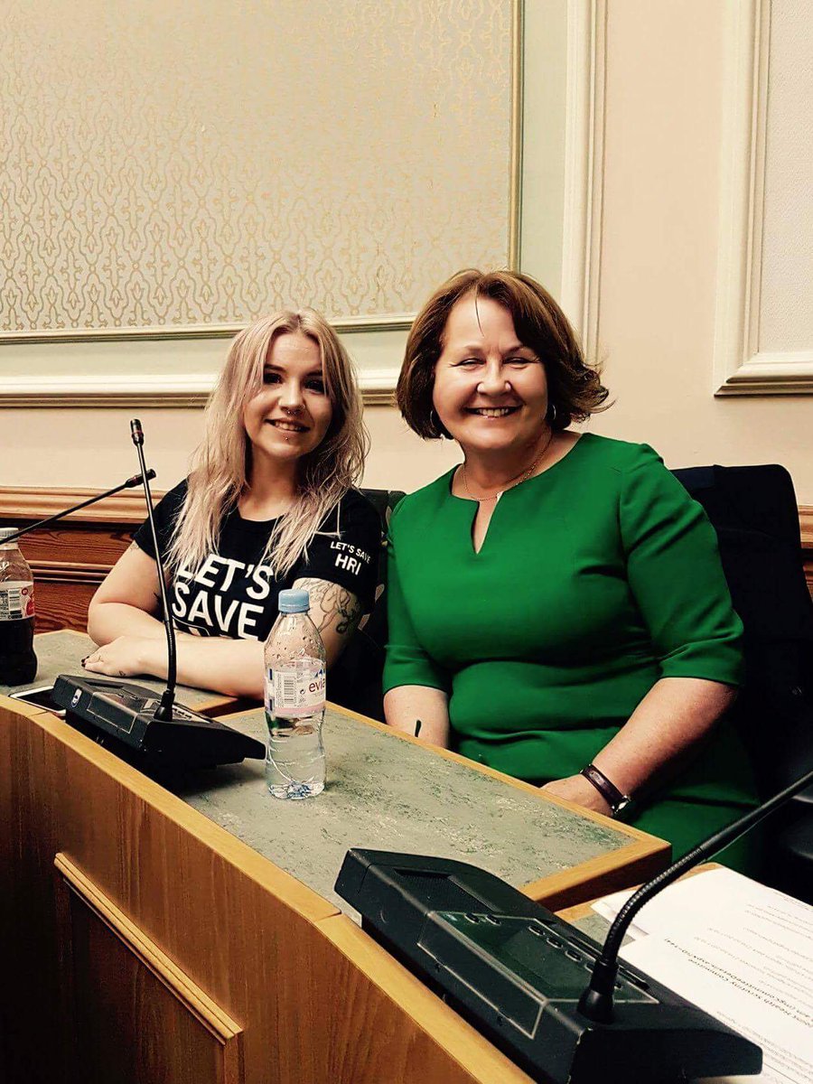LetsSaveHRI's tweet photo. #LetsSaveHRI Steering Committee Member @helenknickers with @Thelma_WalkerMP at today's JHSC meeting https://t.co/HbgmKBxBv7