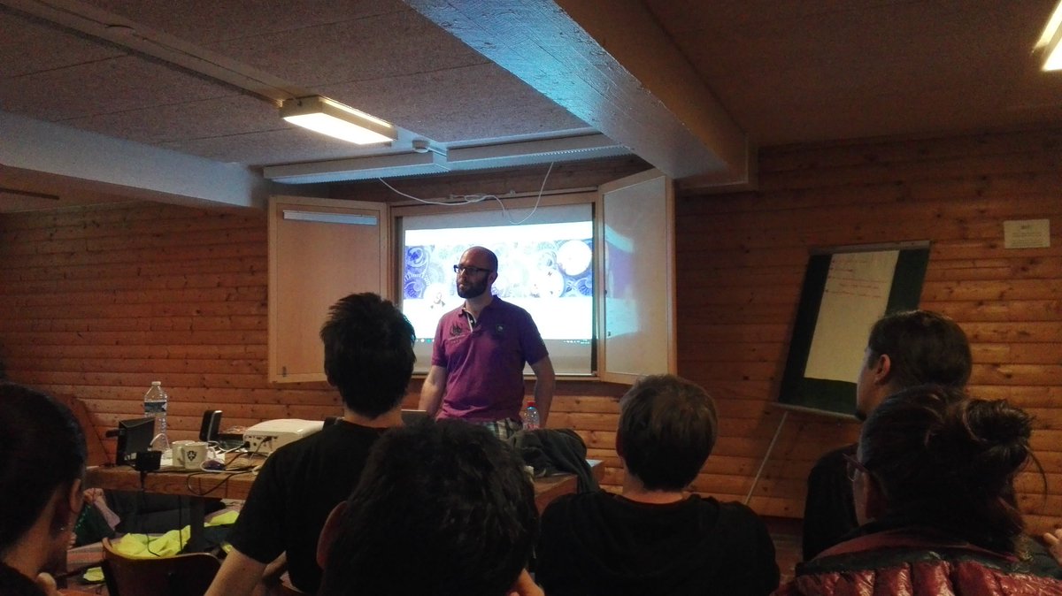 Aeropyornis's tweet photo. Now @_Mab_ is talking about how to #fixcopyright at #copyfighters summer camp in #Höör #Sweden https://t.co/Iw48jvQ6je https://t.co/BsWqjcQvmP