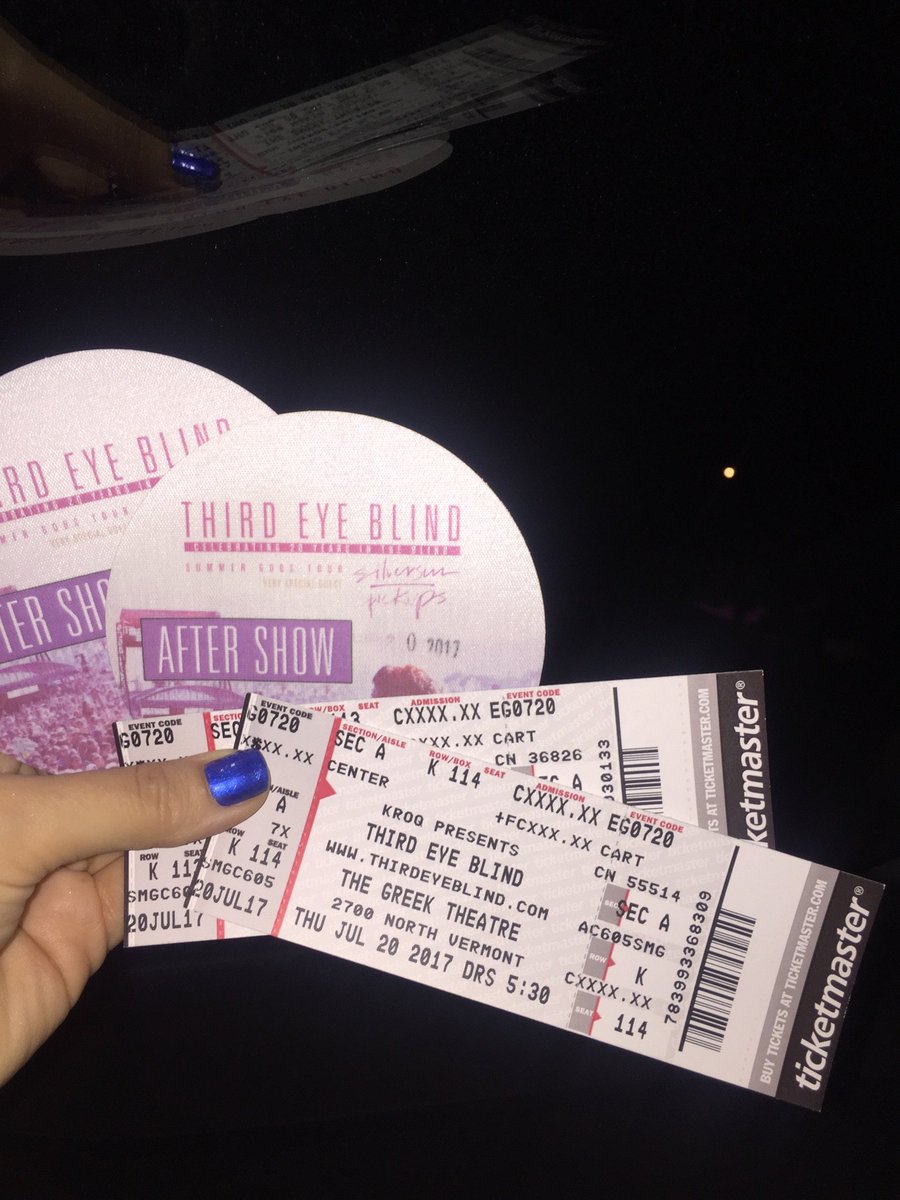 KEPR's tweet photo. @Kryzreid @ThirdEyeBlind you guys rocked @Greek_Theatre last night! Xoxoxo so fun! See you in Vegas😋😋😋 https://t.co/vGhicnkixA