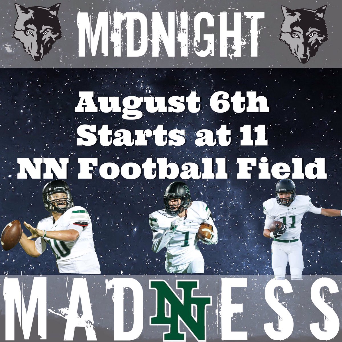 normannorth_den's tweet photo. Midnight madness is a little over two weeks away! There will be tshirts ($5) and sno cones ($3-$5)! Starts at 11 on the football field! https://t.co/slh7atXj9n