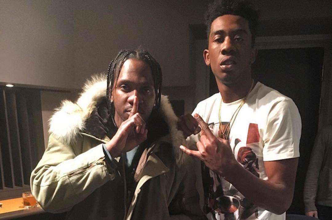 defjam's tweet photo. Hope everyone's having a #GOOD Friday! @LifeOfDesiigner @PUSHA_T 
#GOODMUSIC #WeAreDefJam https://t.co/PwaLYOOxDL