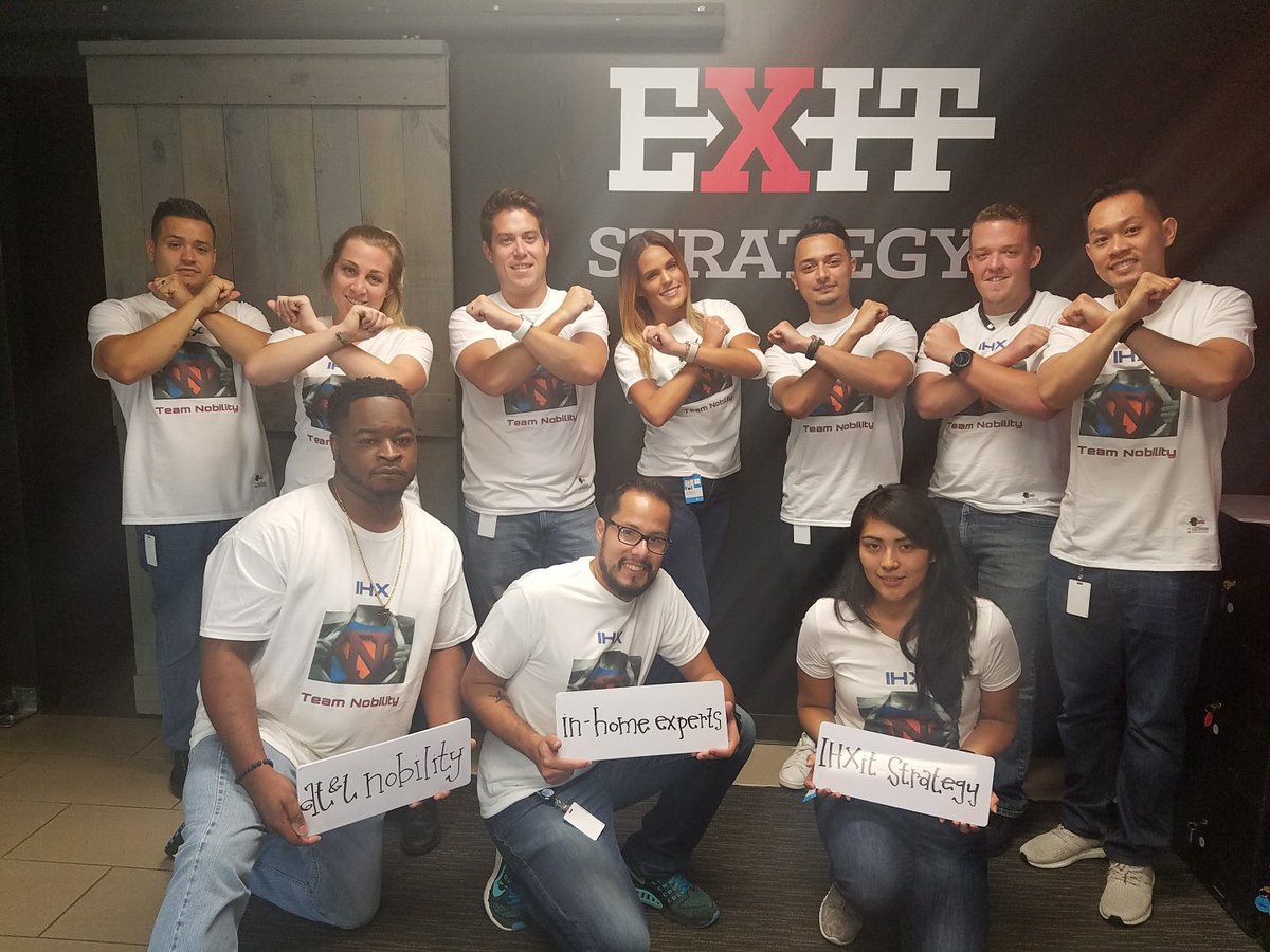 Cheng_AnaV's tweet photo. Team building @exitstrategyus with @attnobilityihx #IHXceptional #InHomeExpert #TeamNobility # https://t.co/pQ6hrBLr1F