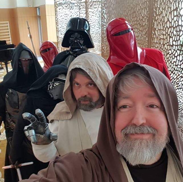 wildthingknight's tweet photo. @rebellegion @501stLegion  after we put on a jedi Academy had to take an Epic Selfie! #SquadGoals #RebelLegionDantooineBase #70thGarrison https://t.co/cBAS8YFgBt