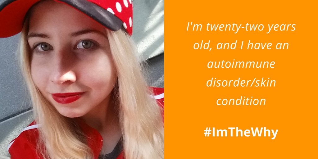 trialsAI's tweet photo. Read the #ImTheWhy story of a twenty-two year old with an autoimmune disorder/skin condition at https://t.co/ytb82Nah5q https://t.co/VpM2Yg1WBS