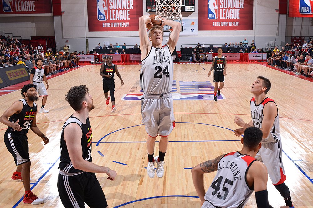 SLAMonline's tweet photo. Bulls rookie Lauri Markkanen is at the center of the franchise's rebuild. ➡️ https://t.co/EyidW5Qlce https://t.co/ZWpdELAljc