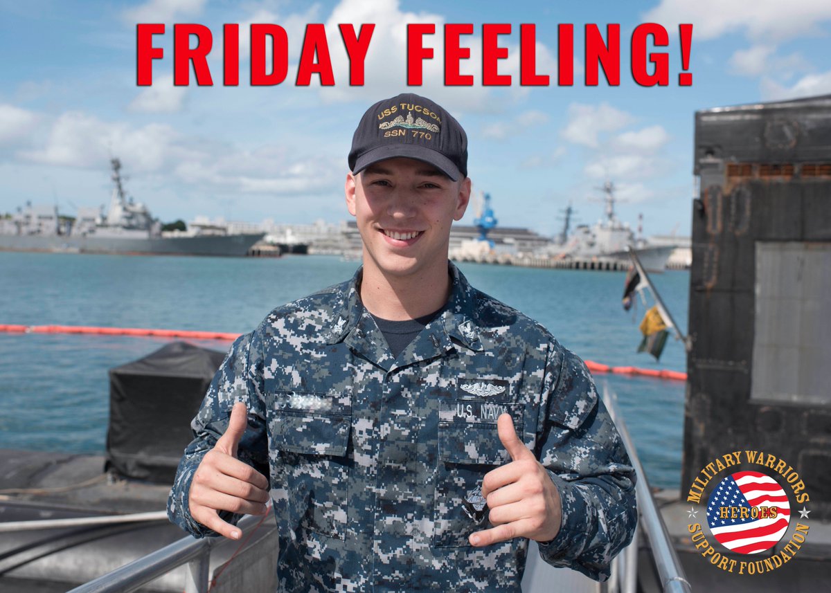 That #FridayFeeling! @USNavy #USSTucson #SSN770 #HelpingHeroes