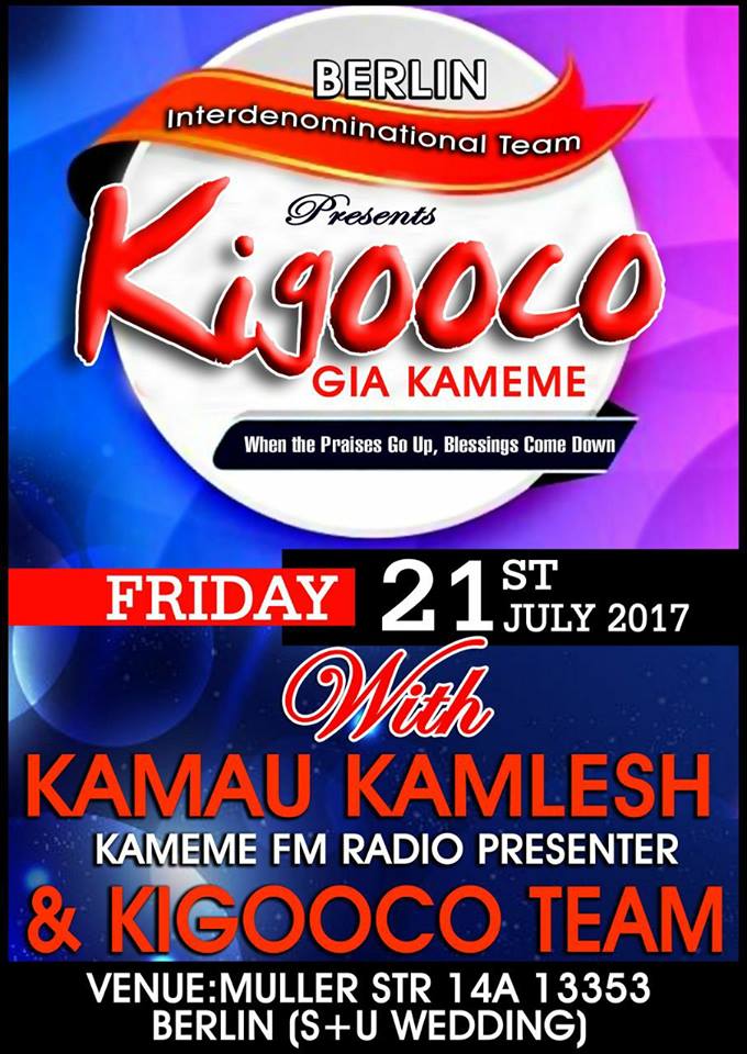 PeopleDailyKe's tweet photo. Do you understand Kikuyu? If you do, then you can't miss this great gospel event live from Berlin, Germany on @kameme101 #KamemeInGermany https://t.co/eTP1EwX4ij