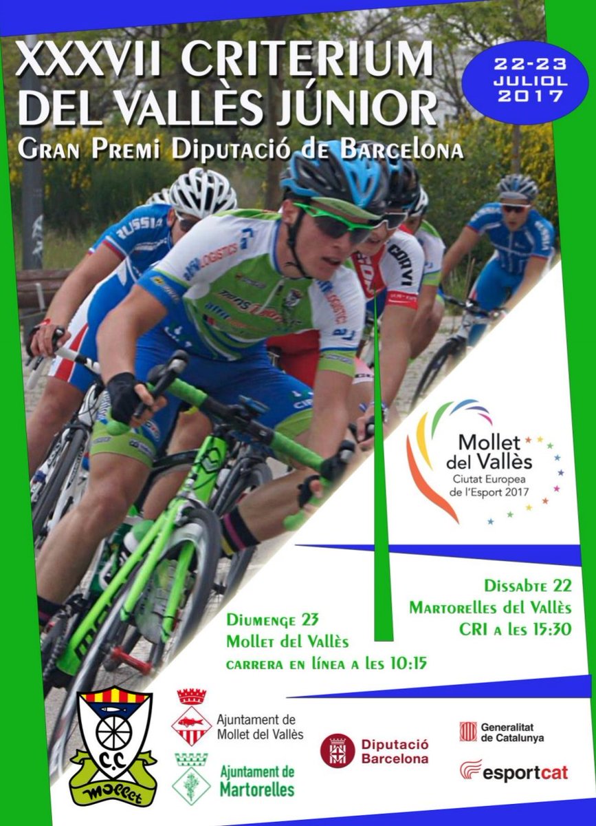 Nuestro próximo reto es #CriteriumVallès del <a href="/CCMollet/">Club Ciclista Mollet</a>, sobre dos etapas: CRI (sábado) y en línea (domingo) #InverseTeams 🚀