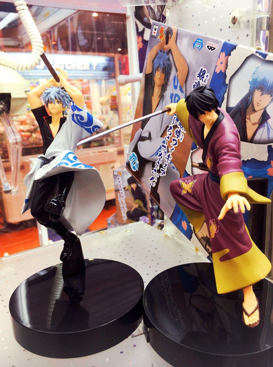 セガワールド武生 Twitterissa 景品入荷 銀魂 高杉晋助フィギュア ろくでなし二人 銀魂 坂田銀時フィギュア ろくでなし二人 入荷致しました 映画も公開されましたね 見に行かれた方もまだ行けていない銀魂好きの方も 是非getして下さい