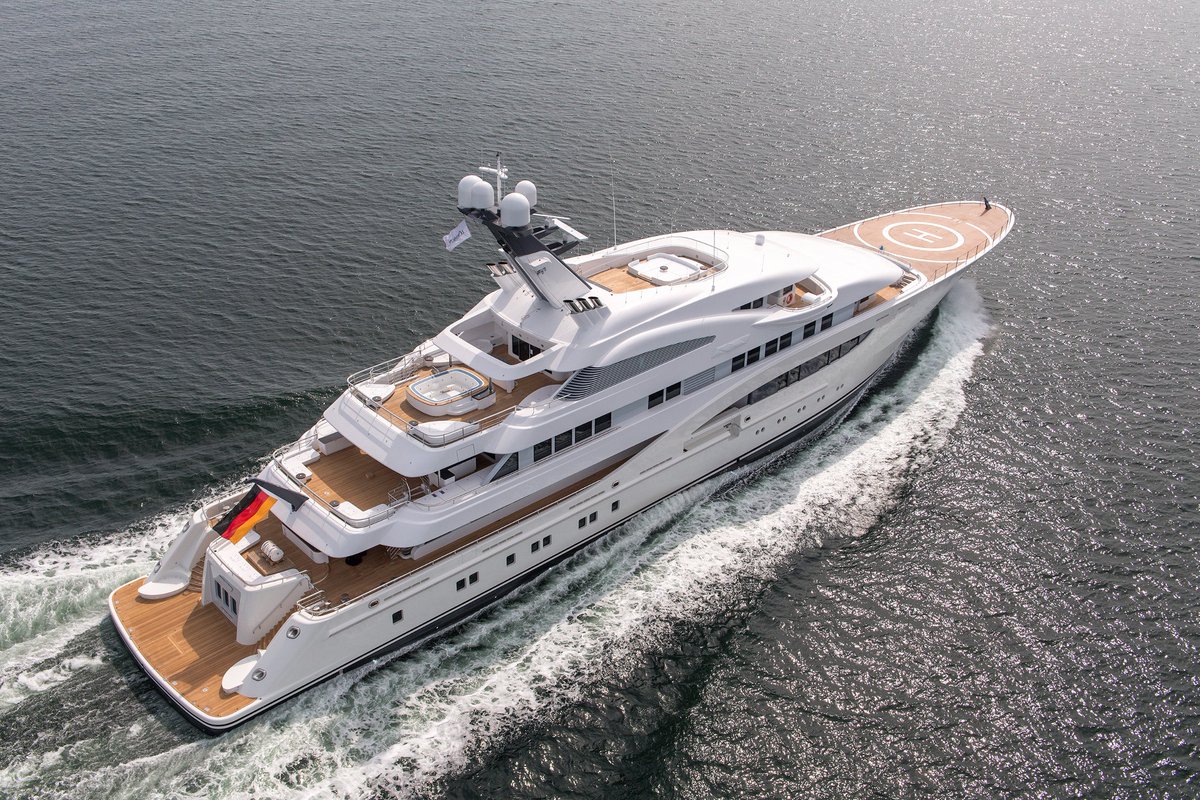 Great news as 85-metre <a href="/lurssenyachts/">Lürssen Yachts</a> Areti is announced to appear at the Monaco Yacht Show in September! superyachtworld.com/news/lurssen-c…