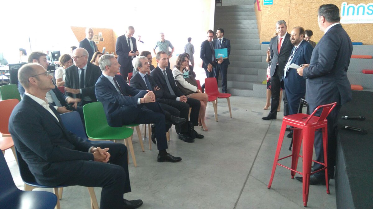CapgeminiEngES's tweet photo. We are pleased to have @brunolemaire at Innsite, @altran's Innovation Center, where we are presenting him our most important solutions https://t.co/zE9f4gD8Bh