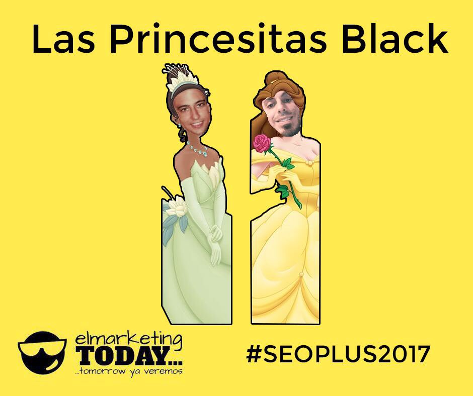 elmktoday's tweet photo. Pues nada que las black se han puesto nerviosas y no quieren ser menos #SEOplus17 @chuisochuisez @xavierviguer https://t.co/hHXsdD60r4