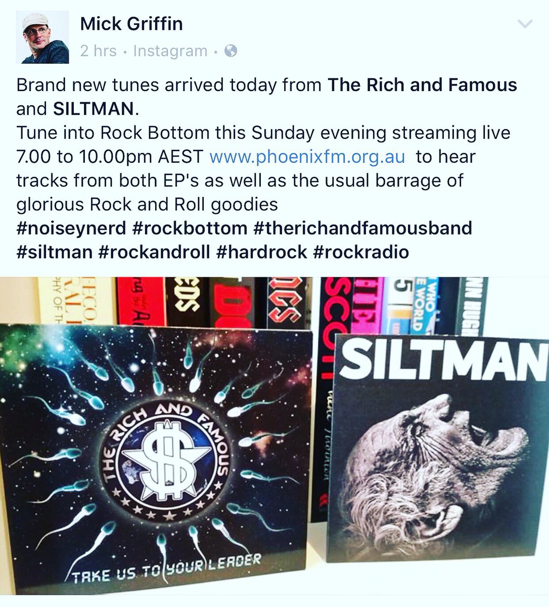 TRAF_BAND's tweet photo. Mick Griffin will be interviewing Jeffrey Hoad on Phoenix FM stand by for the date! #therichandfamous #jeffreyhoad #newmusic #hardrock https://t.co/fHR94VDtPP