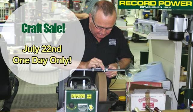 Don't miss our Record Power Woodworking Machinery and Accessories​ #Craft #Sale THIS #Saturday!