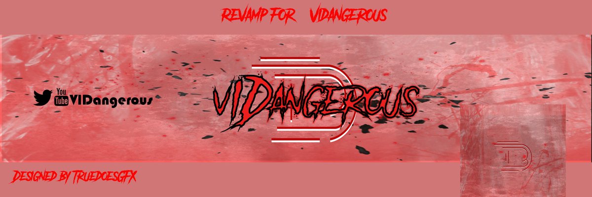 ItsTrueStyle's tweet photo. Clan member revamp for @vIDangerous_ 
Simple Design, Custom D logo
RT's and likes appreciated! https://t.co/8mcCJdEkC4