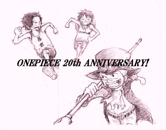 ワンピ20周年おめでとうございます!
ワンピに出会って絵を始めたのでワンピに出会わなかったら
私今何をしていたんだろうなぁ(>_<)
ルフィ達の冒険をこれからもずっと応援していきます!!
過去絵ですがお祝い!!
#ONEPIECE20周年 