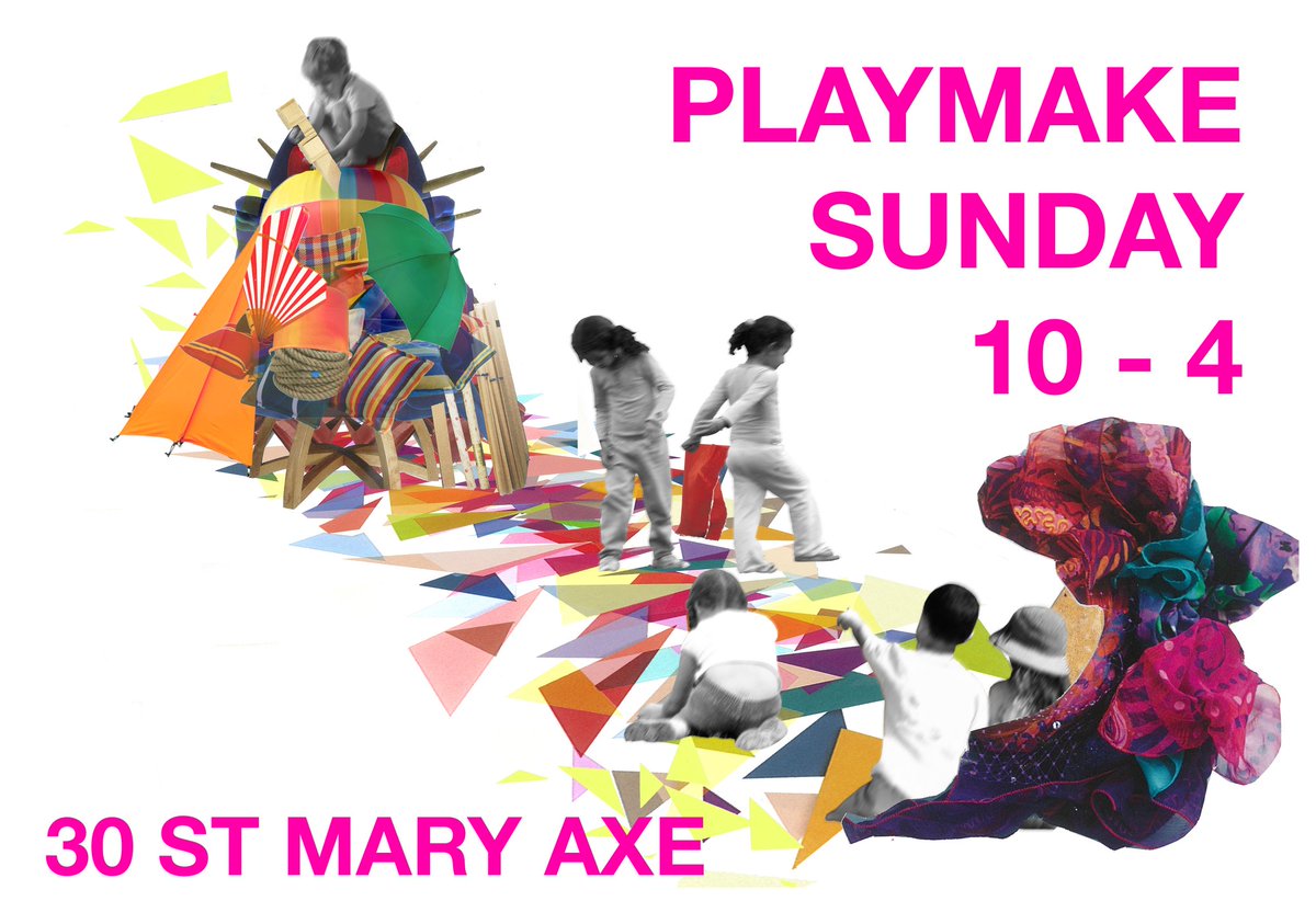 ArchivateC's tweet photo. Check out #Archikids Festival this weekend! Fun free activities across the city!  Join us for #Playmake at the Gherkin hub Sunday 10am-4pm https://t.co/MohbvrE6Is