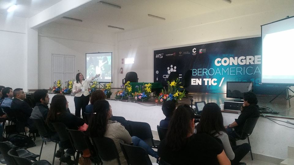 CIBETICUTC's tweet photo. Edith Dulce Morales, presenta la conferencia Magistral- PMI Pulse of Profession y el entorno de la administración de proyectos en las TIC. https://t.co/Dnun8Tepjh