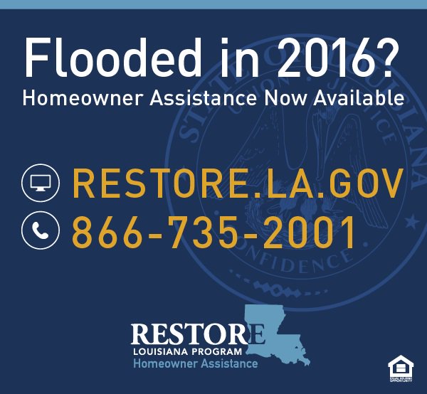 LAFloodGrant's tweet photo. Louisiana residents whose homes were flooded in the disaster-declared parishes in 2016 should take the survey at https://t.co/gU87uvyWx3 https://t.co/3llFLMyjJf