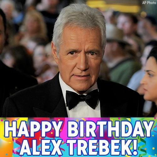 \"Happy Birthday to host Alex Trebek! 