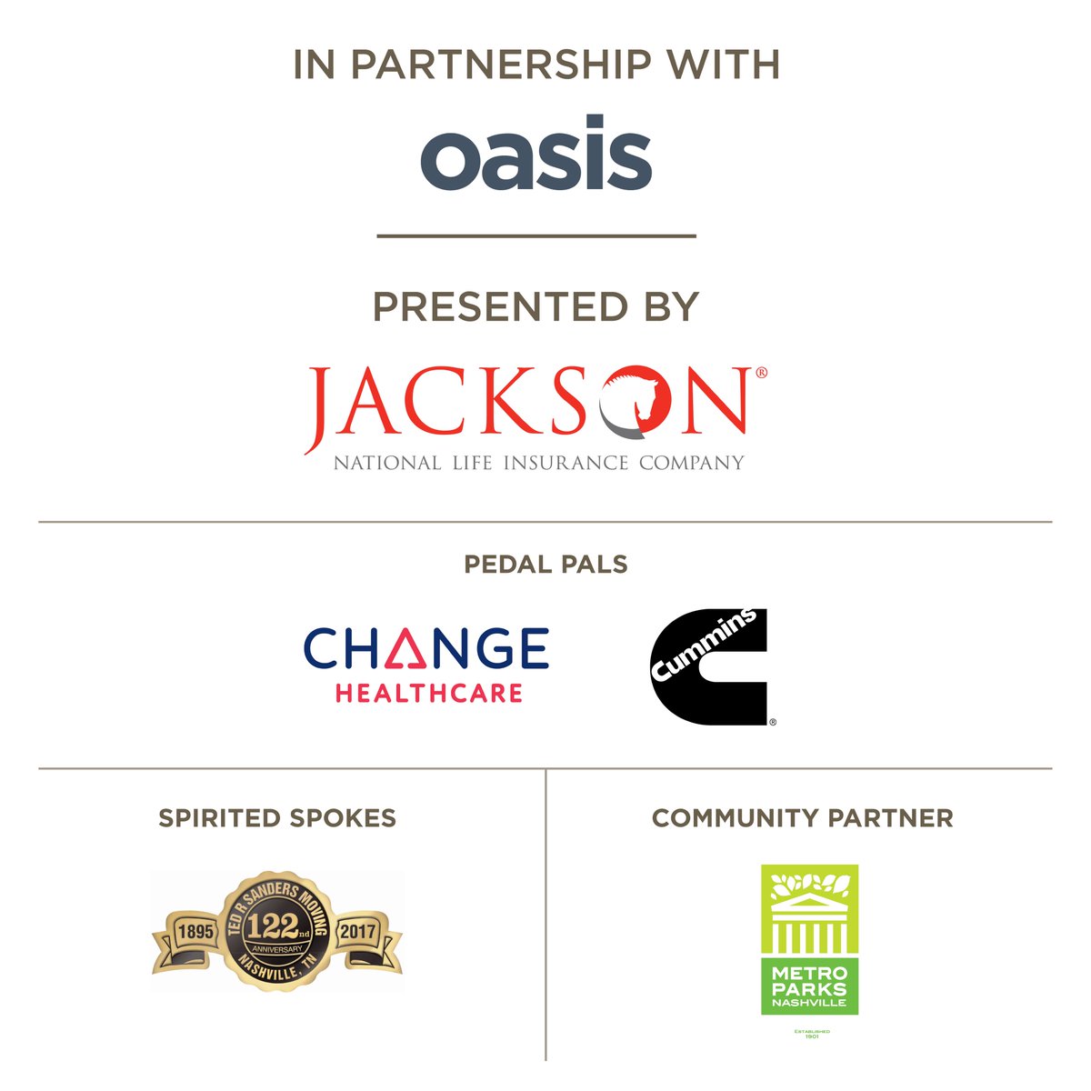 HONashville's tweet photo. Thank you, @oasisnashville, @JacksonNational, @Change_HC, @Cummins, @TedRSanders and @MetroParksNash for supporting ReCYCLE for Kids! https://t.co/kEhtn0dMVT