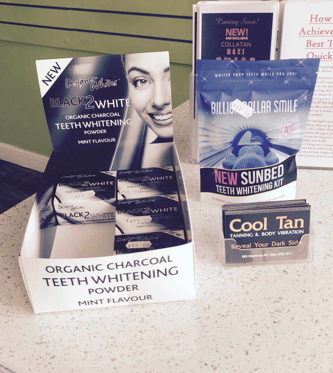 cooltaninfo's tweet photo. Get your Billiondollar smile at Cool Tan! Organic Charcoal Teeth Whitening Powder £15, Sunbed Teeth Whitening Kit £22.50. https://t.co/ihDfXdq8UV