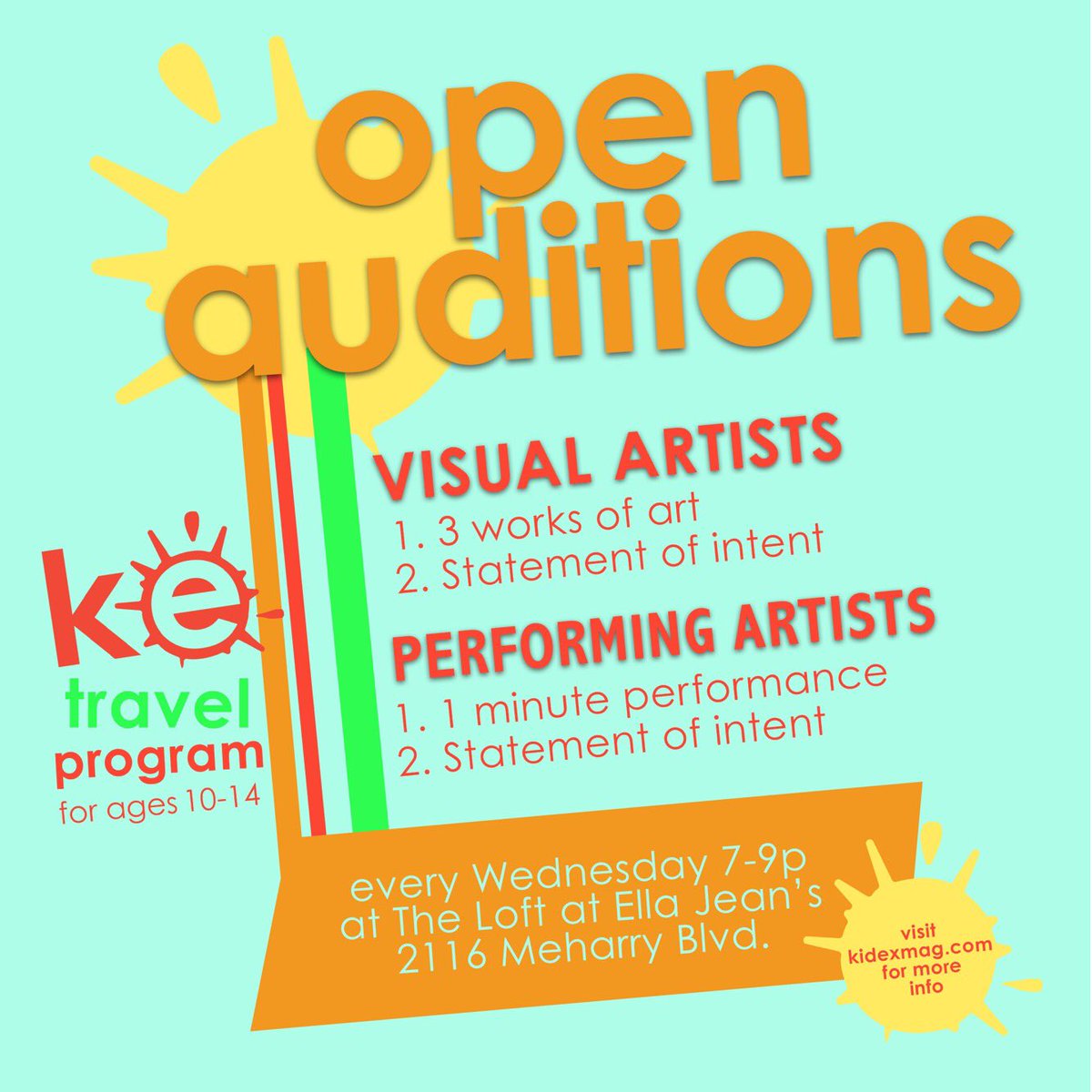 kidexmag's tweet photo. come out to our LAST audition date NEXT WEDNESDAY 🌟 https://t.co/ZTisEnHDZ9