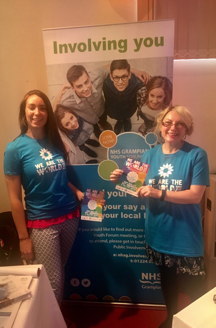 NHSGinvolve's tweet photo. We're getting set up for 'We Are The World Day' tomorrow at @the_artscentre come along, say hi and find out how you can get involved #WATWD https://t.co/hOJDCw2yIP