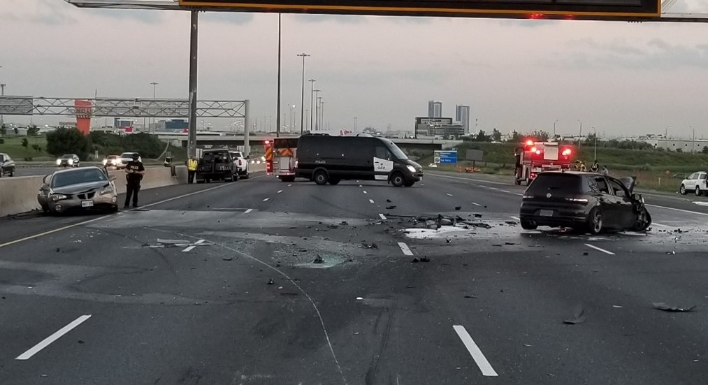 OPP_HSD's tweet photo. Driver of broken down car killed in collision on #Hwy400 at Rutherford Rd on July 20, id'd as Benjamin PORTIS, 56 years old from North York https://t.co/E507mtTBzM