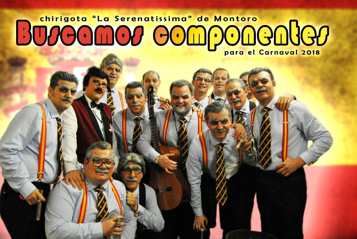 Buscamos componentes para nuestra Chirigota 2018. 
Más información aquí: m.facebook.com/story.php?stor…